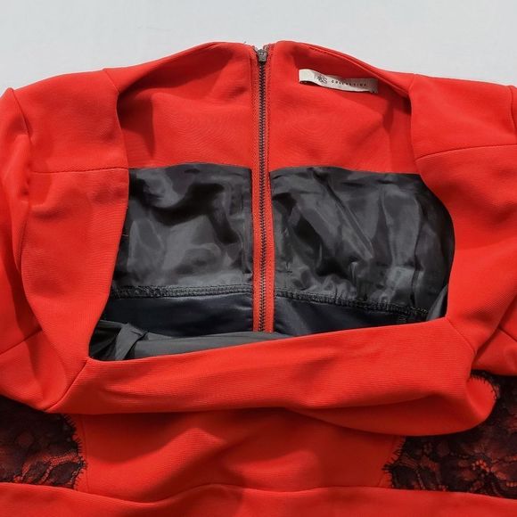 Marks & Spencer Scarlet and Ebony Lace Midi Dress. Gorgeous, never worn! - Picture 5 of 9